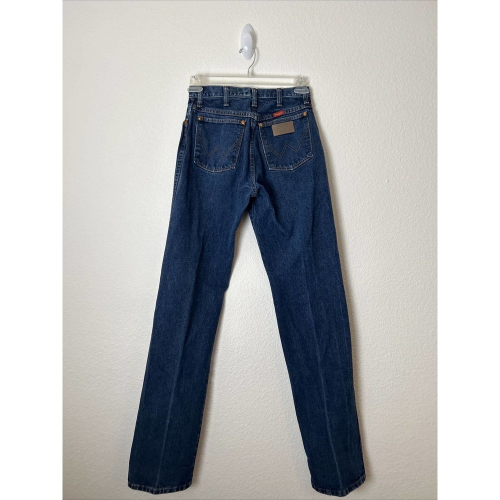 Vintage WRANGLER Womens Jeans Size 9x34 Waist 26 Western Straight High Rise